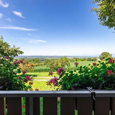 Pappelhof Landurlaub Mit Panoramablick - Motorradunterkunft Fahrradunterkunft Daire *